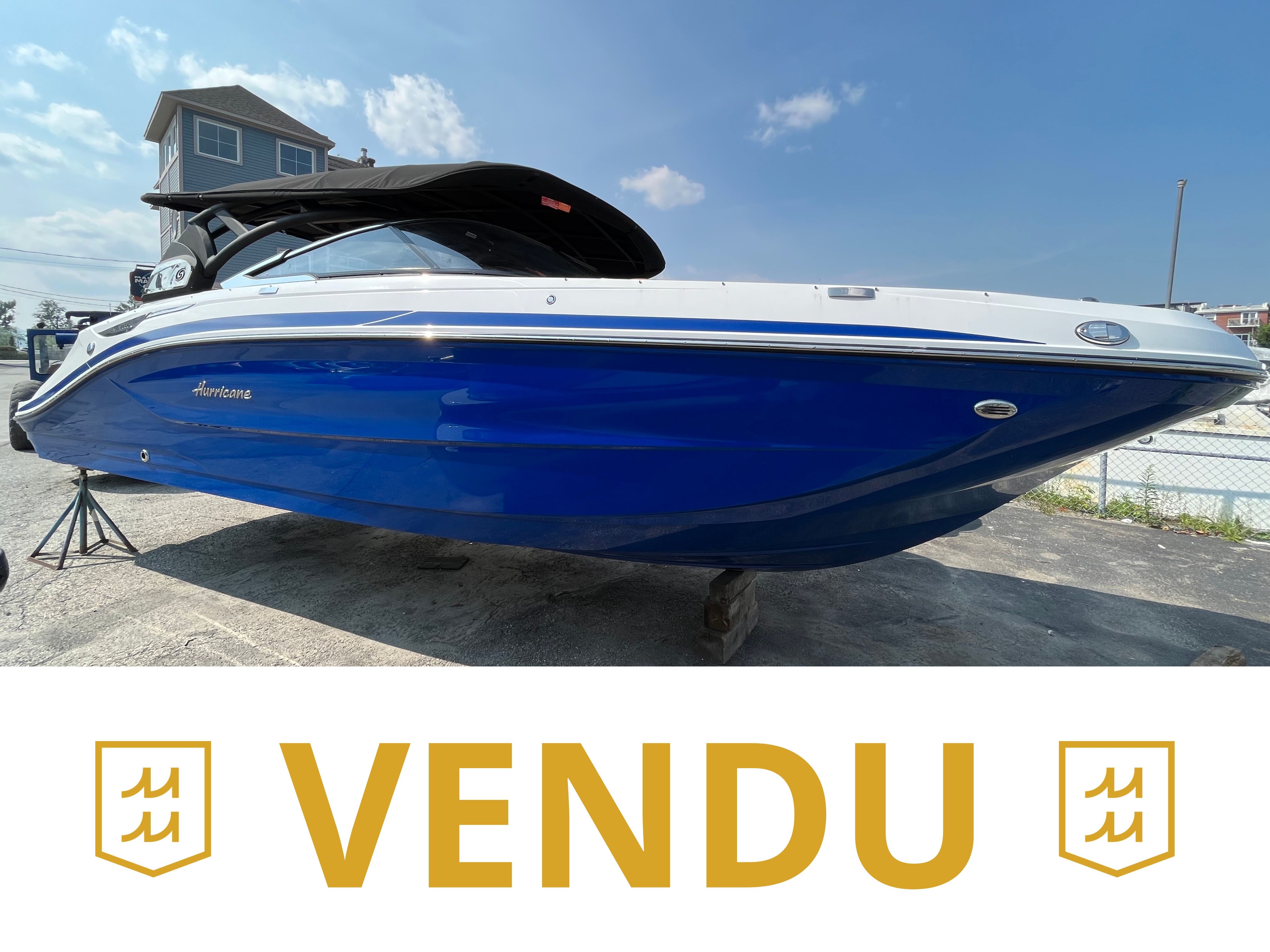 Bateau Hurricane SunDeck 2600-OB Bleu 2024-VENDU-image